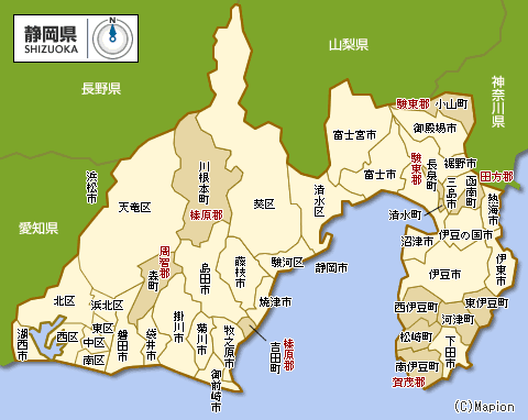 静岡県、浜松市、沼津市の出稼ぎ風俗はデリヘル中心でソープは少数